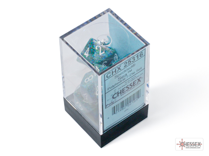 Speckled Sea Polyhedral 7-Dice Set - CHX25316